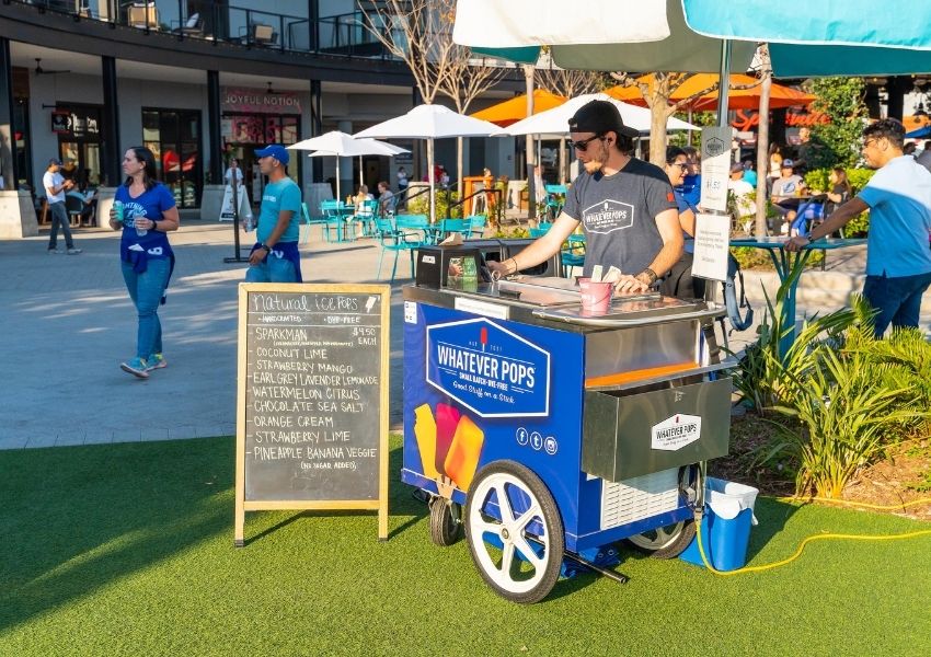 Restaurants in Sparkman Wharf: Whatever Pops