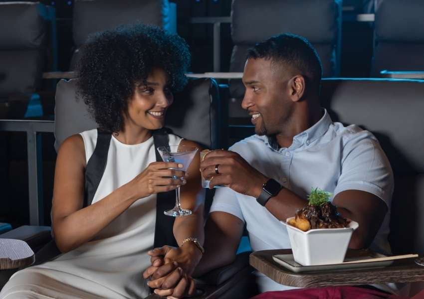 Dinner and Movie at Cinebistro - park date ideas