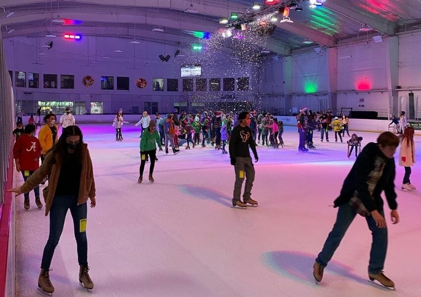 ice skating in Houston