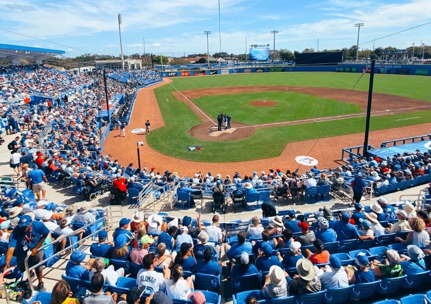 Spring Training -- Toronto Blue Jays Stadium in Dunedin. Florida