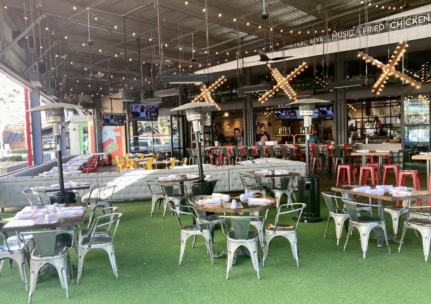 heated patios in northa austin