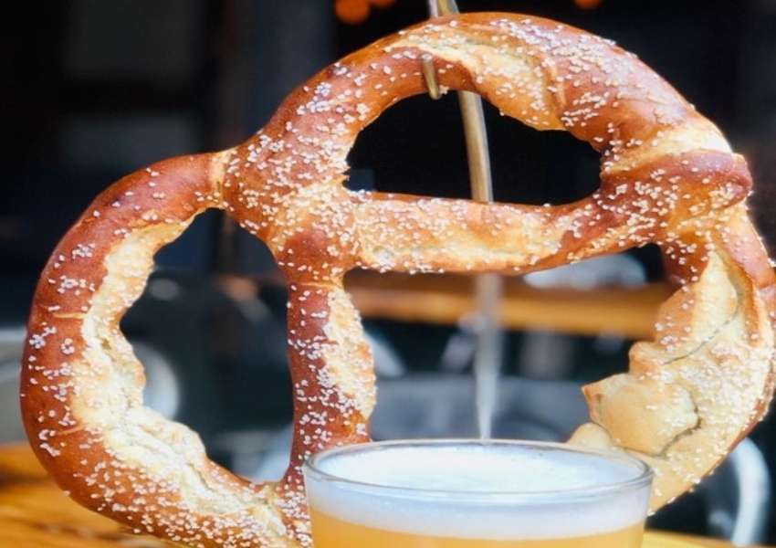Industry Public House soft pretzel