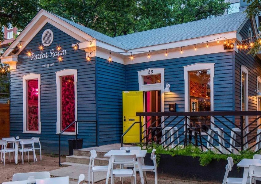 rainey street in Austin
