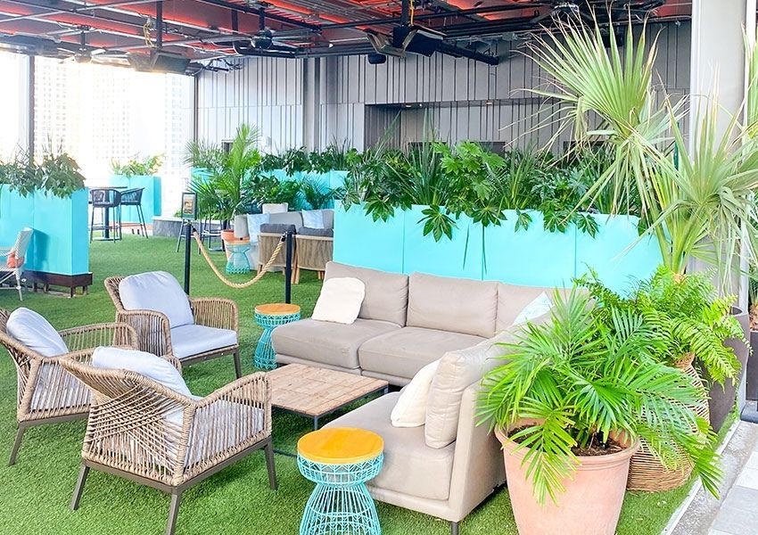 heated patios in downtown Austin
