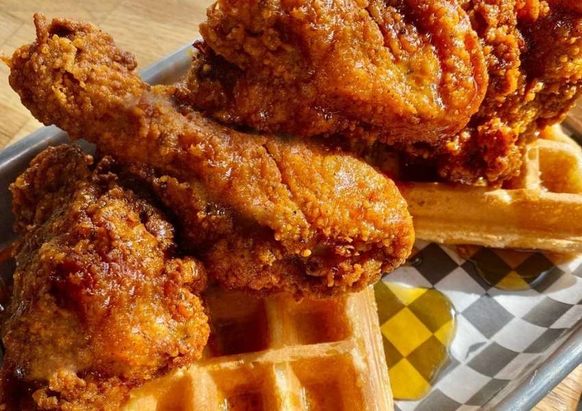 Coop de Ville Chicken and Waffles