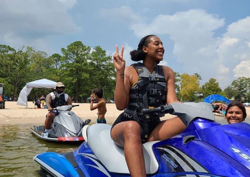 Extreme water sports near Houston
