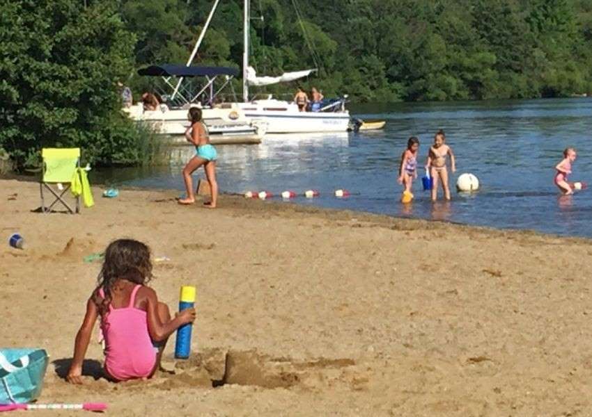 Moraine State Park Beach Near Pittsburgh