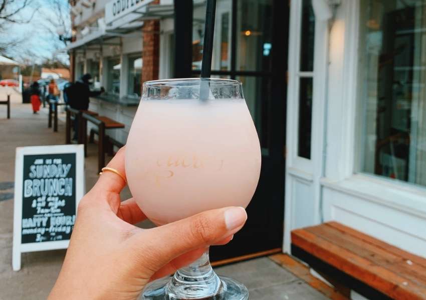 cocktails in Bishop Arts