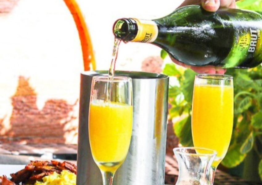 bottomless mimosas in tampa bay - water + flour