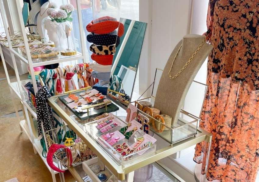 Items on display at bohemian gemme