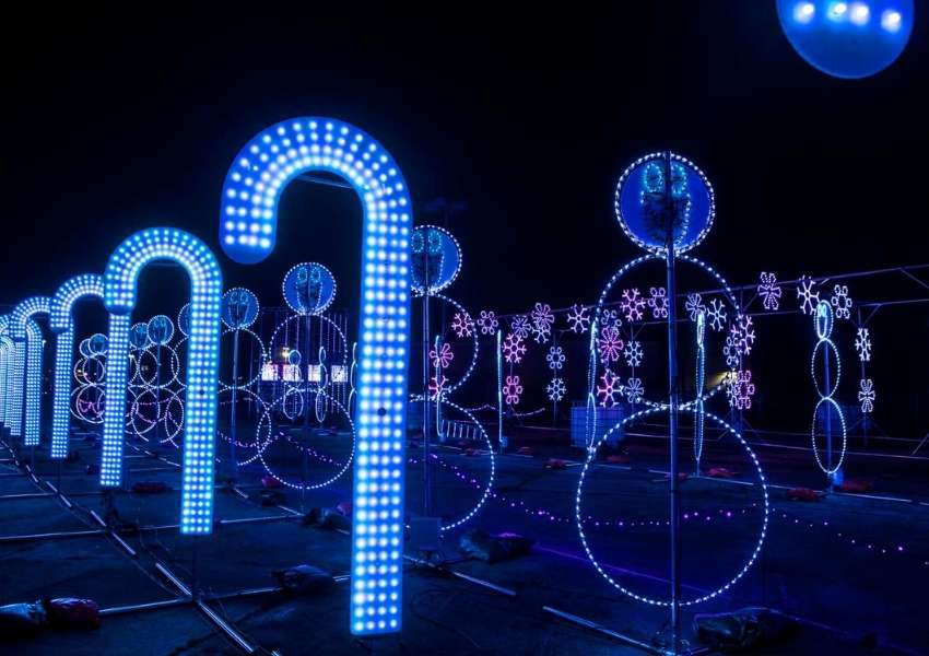 The Light Park (Holiday Lights in Houston)