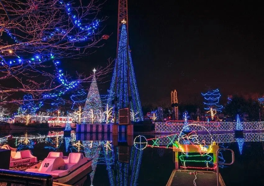 Holiday Lights in Pittsburgh Kennywood Holiday Lights