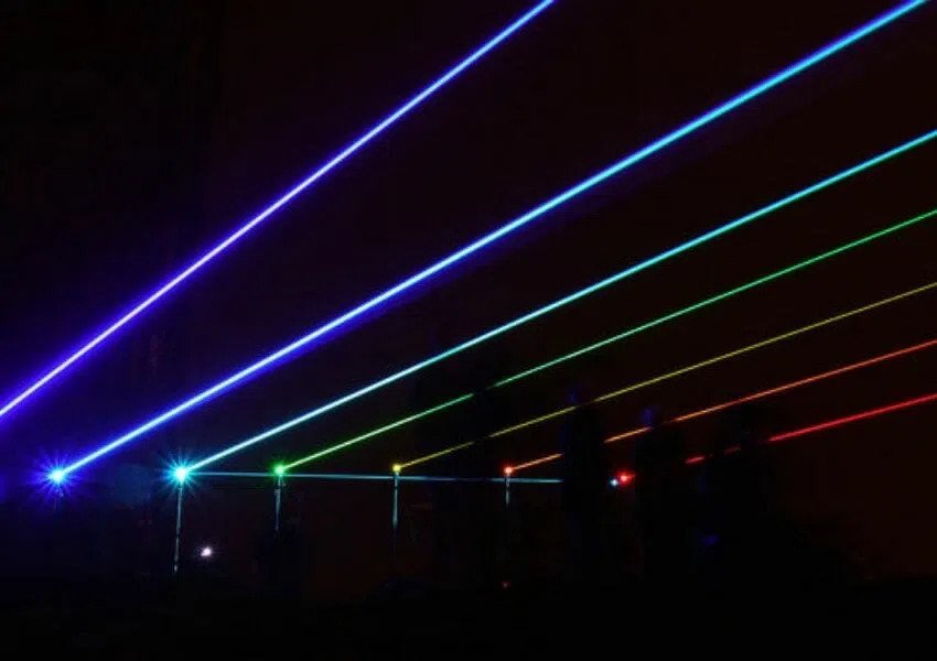 Holiday Lights in Pittsburgh North Park Laser Show