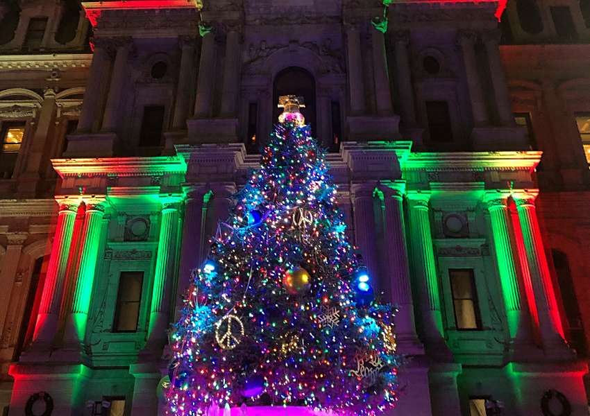 Tree Lighting Ceremony City Hall Philadelphia
