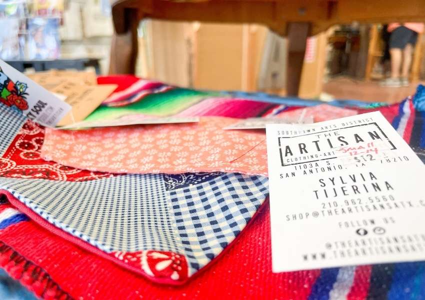 The Artisan display items