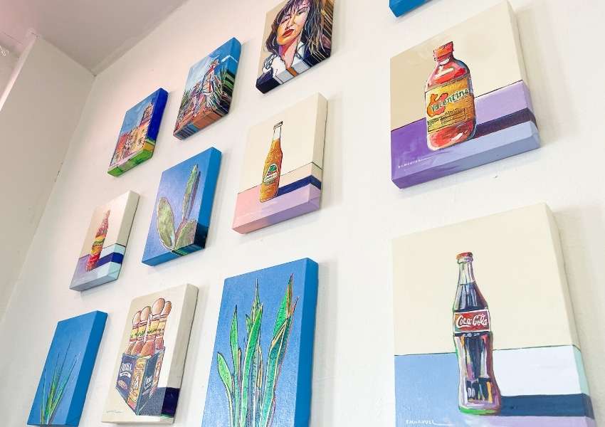 Painting on wall at the Artisan