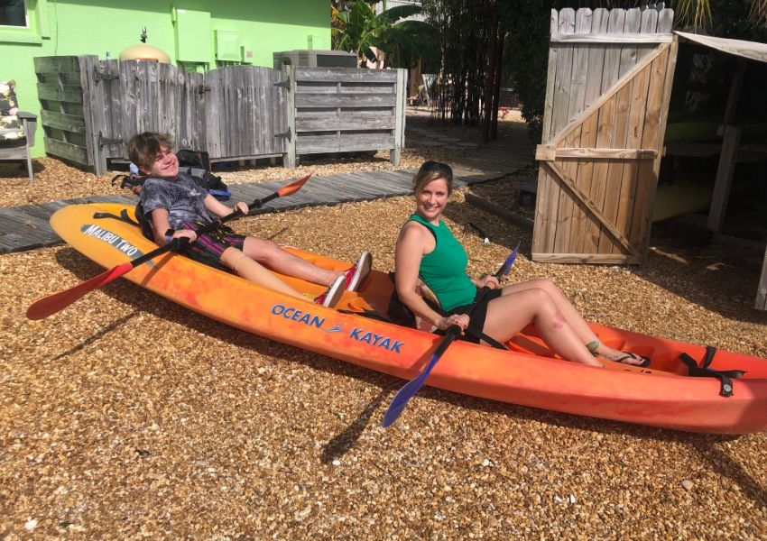 Adaptive kayaking