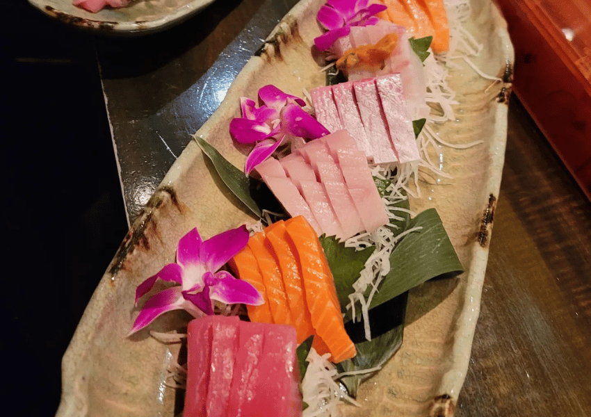 Sushi plate in Austin at BarChi
