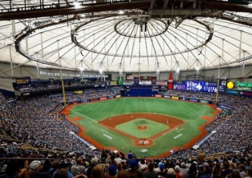 tampa bay rays first date spots - tropicana field rays game