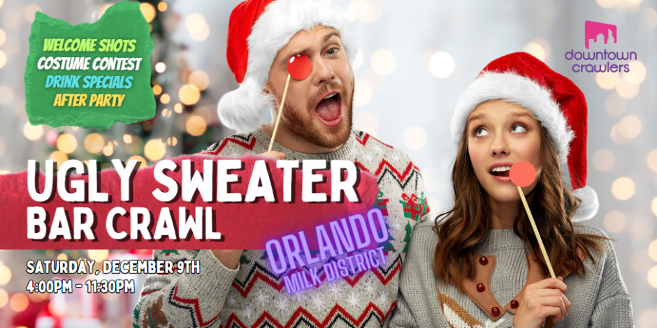 Ugly Sweater Bar Crawl – Orlando (Milk District)