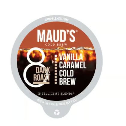 MAUD'S vanilla caramel cold brew