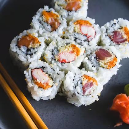 Sushi at Chopped N' Wrapped