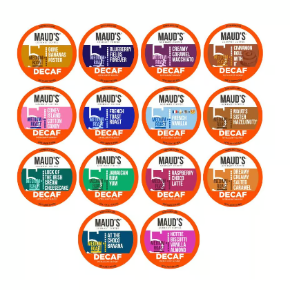 MAUD's flavored coffee pods - 80 cnt