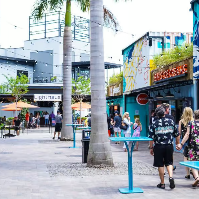 Grab a Bite at Sparkman Wharf