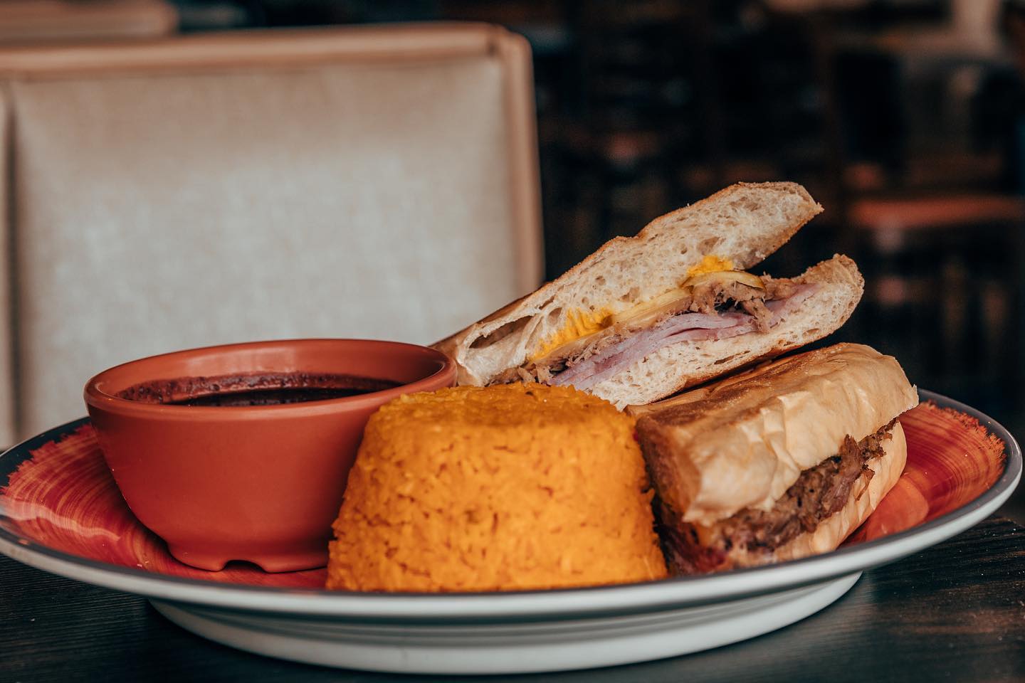 a delicious cuban sandwich from mambos